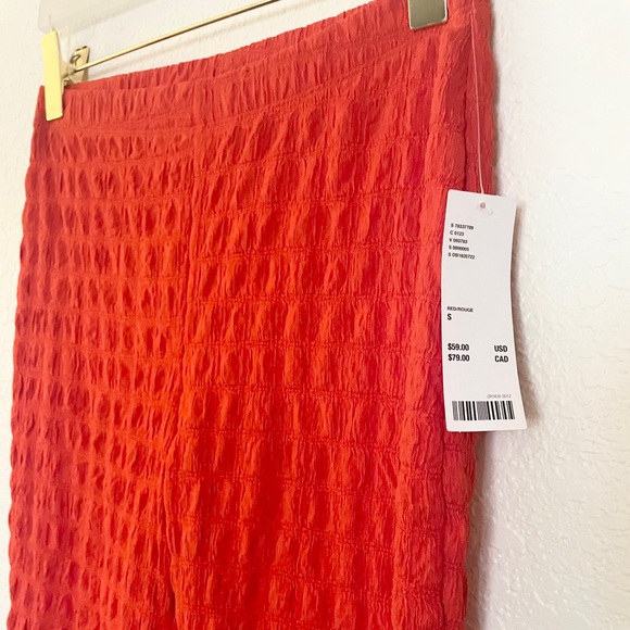 Urban Outfitters Shirred Pant in Orange-Red - Picture 7 of 10
